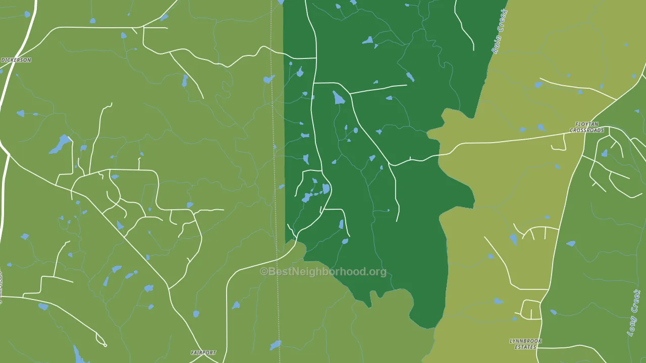 Fairport, NC block-group voter-turnout map
