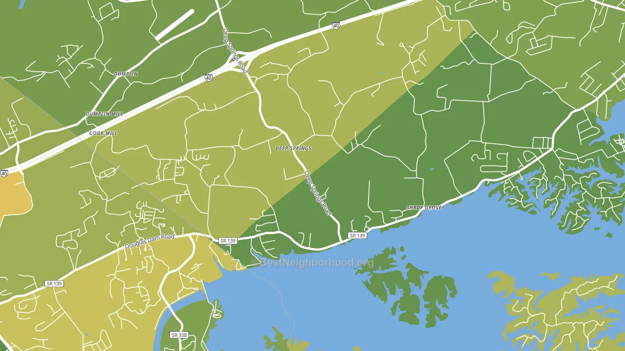 Fairview Heights, TN block-group voter-turnout map