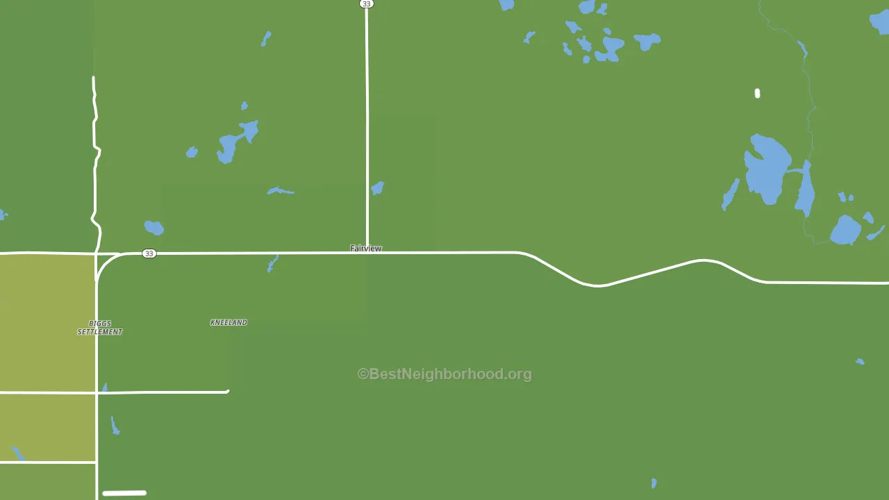 Fairview, MI block-group voter-turnout map