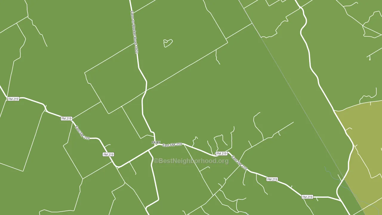 Fairy, TX block-group voter-turnout map