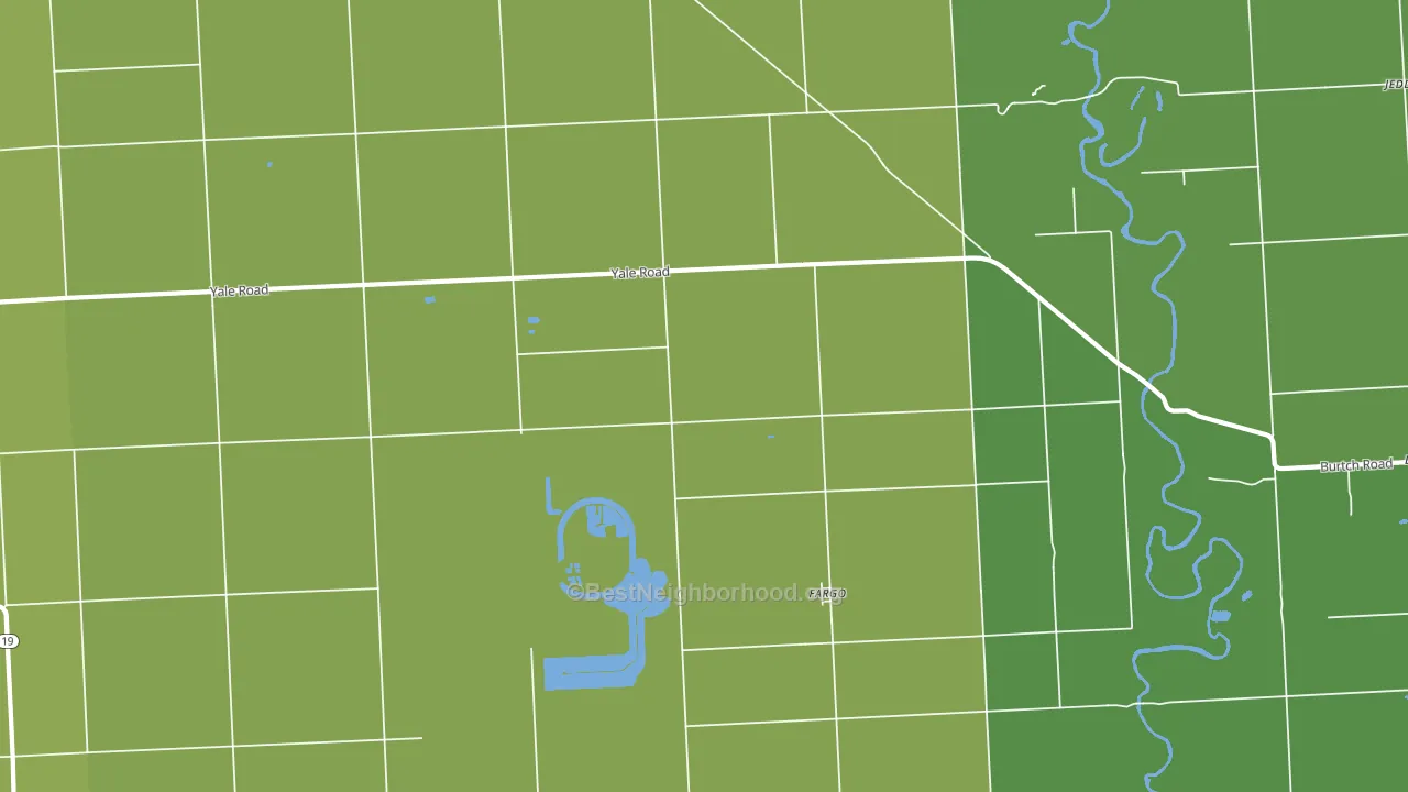 Fargo, MI block-group voter-turnout map