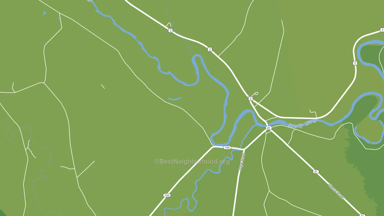Farmington Falls, ME block-group voter-turnout map