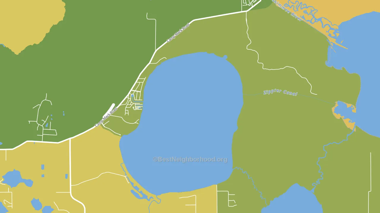 Fedhaven, FL block-group voter-turnout map