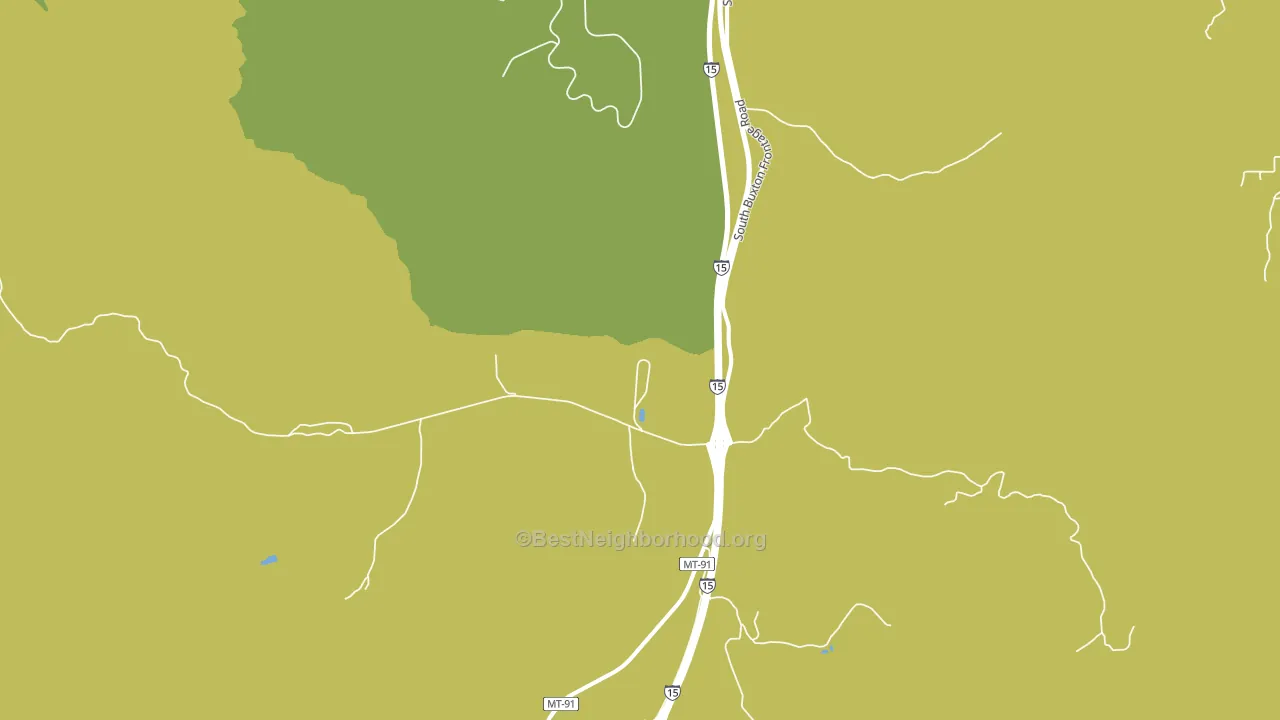 Feely, MT block-group voter-turnout map