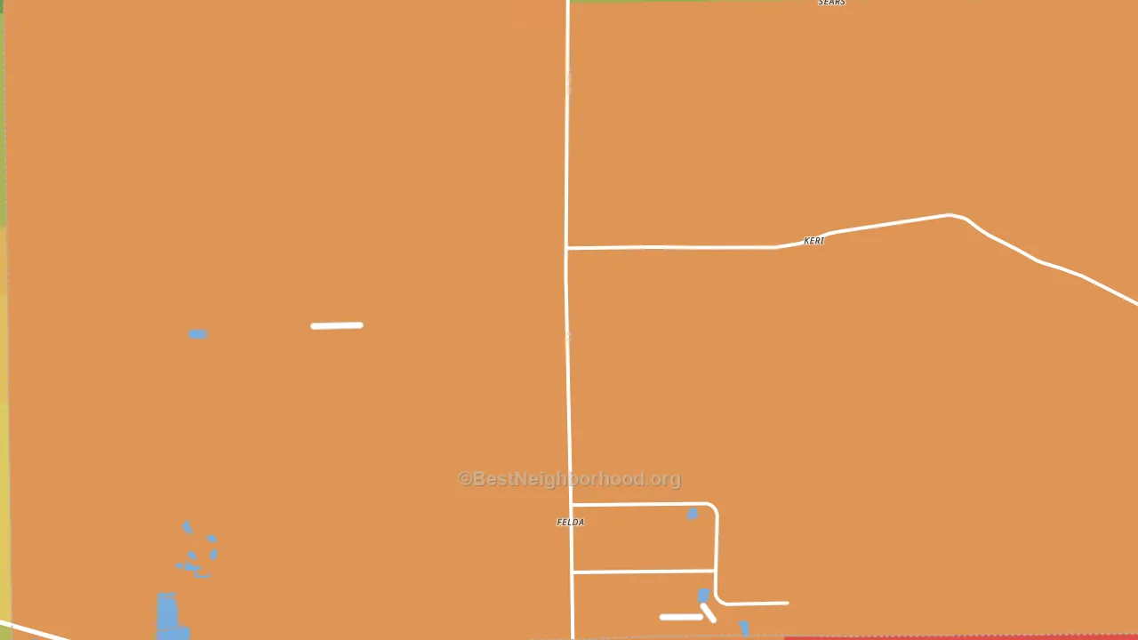Felda, FL block-group voter-turnout map