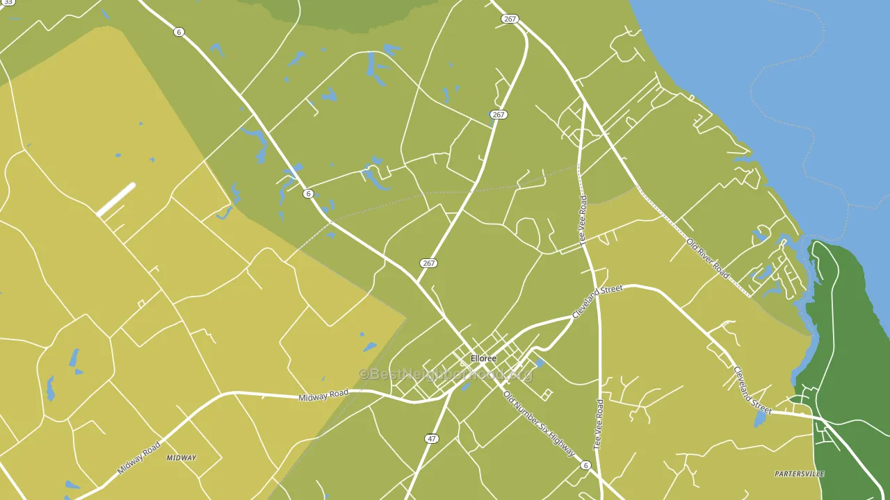 Felderville, SC block-group voter-turnout map