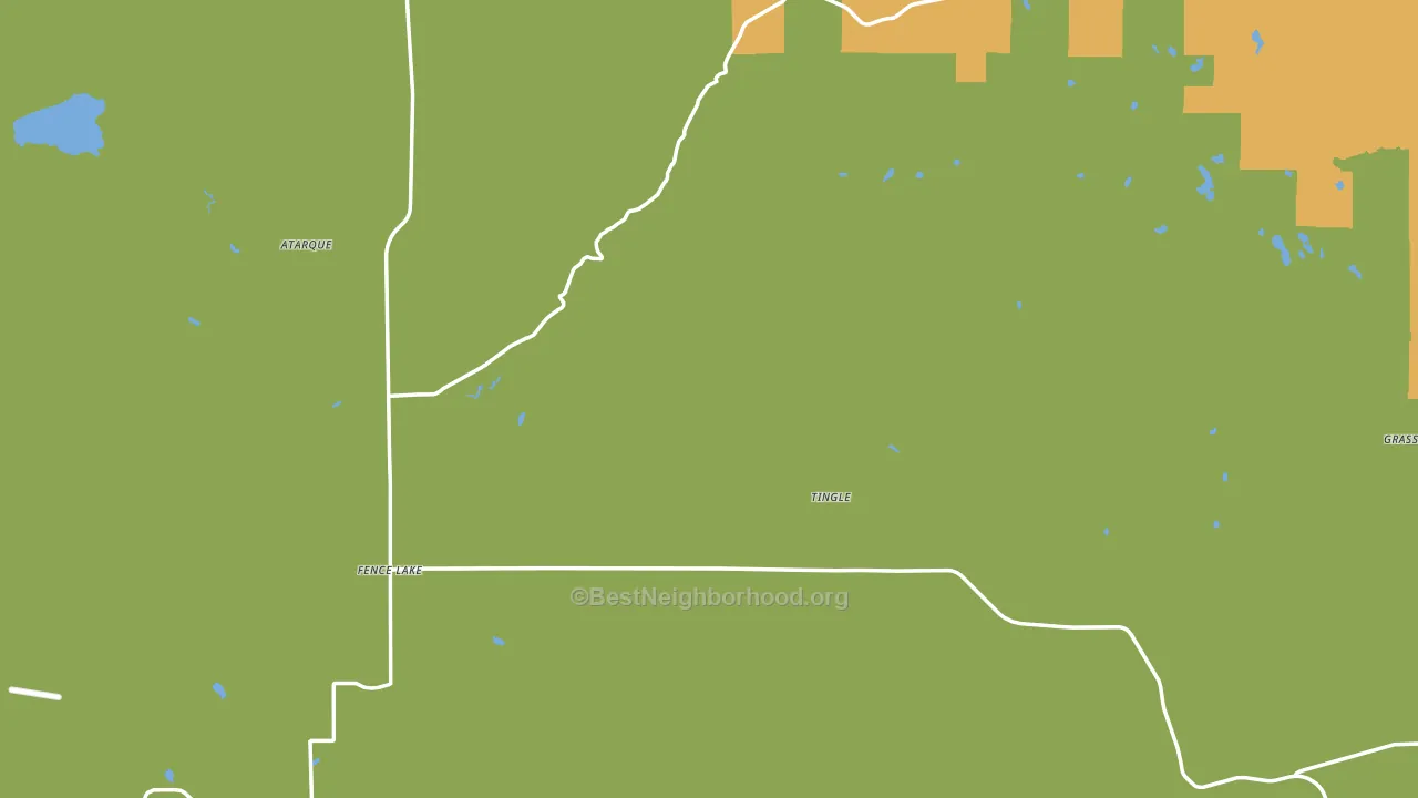 Fence Lake, NM block-group voter-turnout map