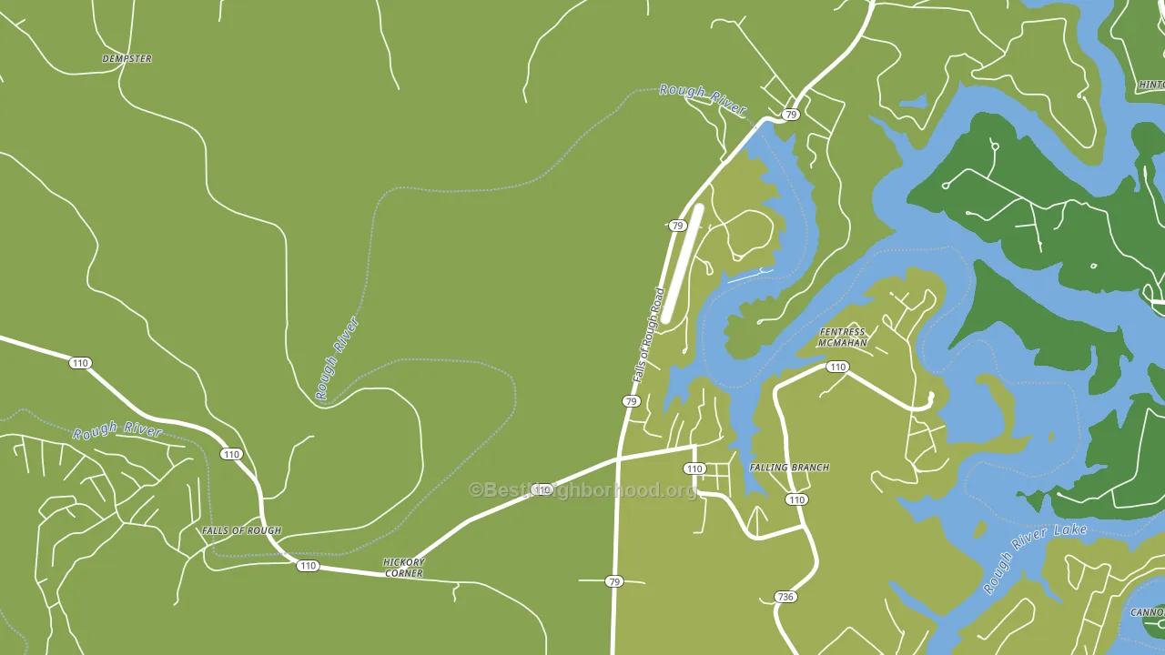 Fentress McMahan, KY block-group voter-turnout map