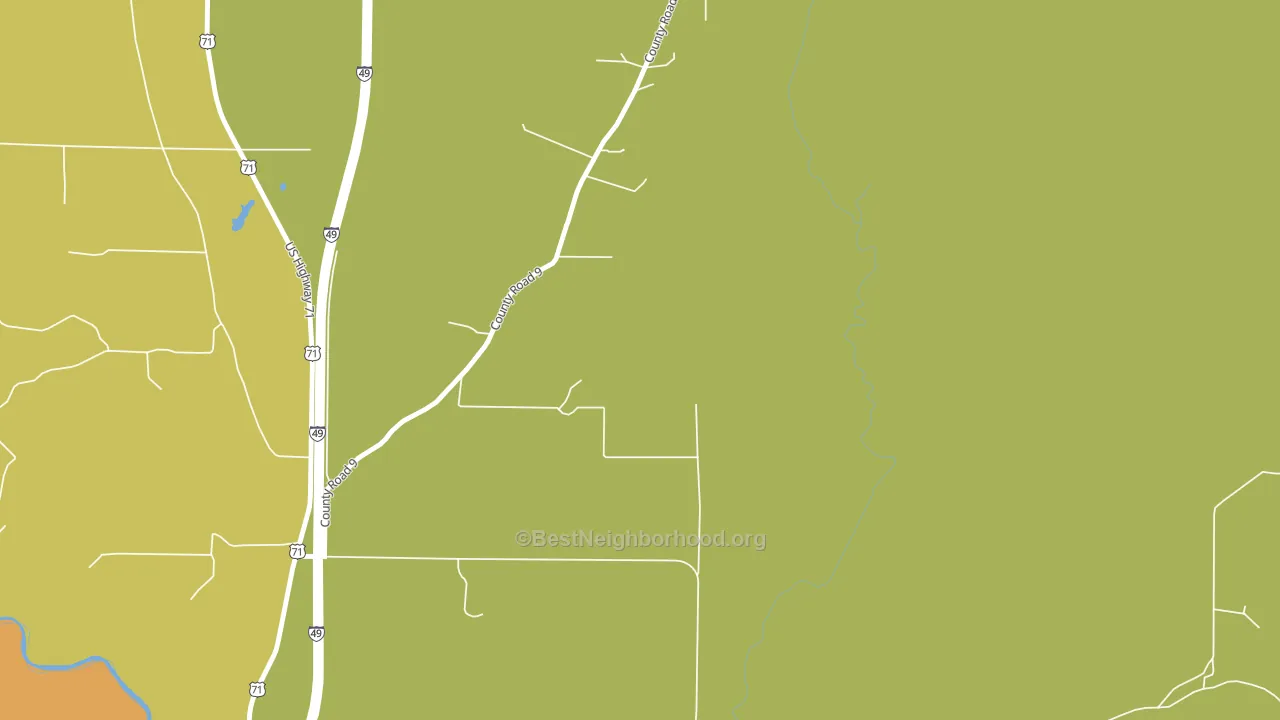 Ferguson Crossroads, AR block-group voter-turnout map