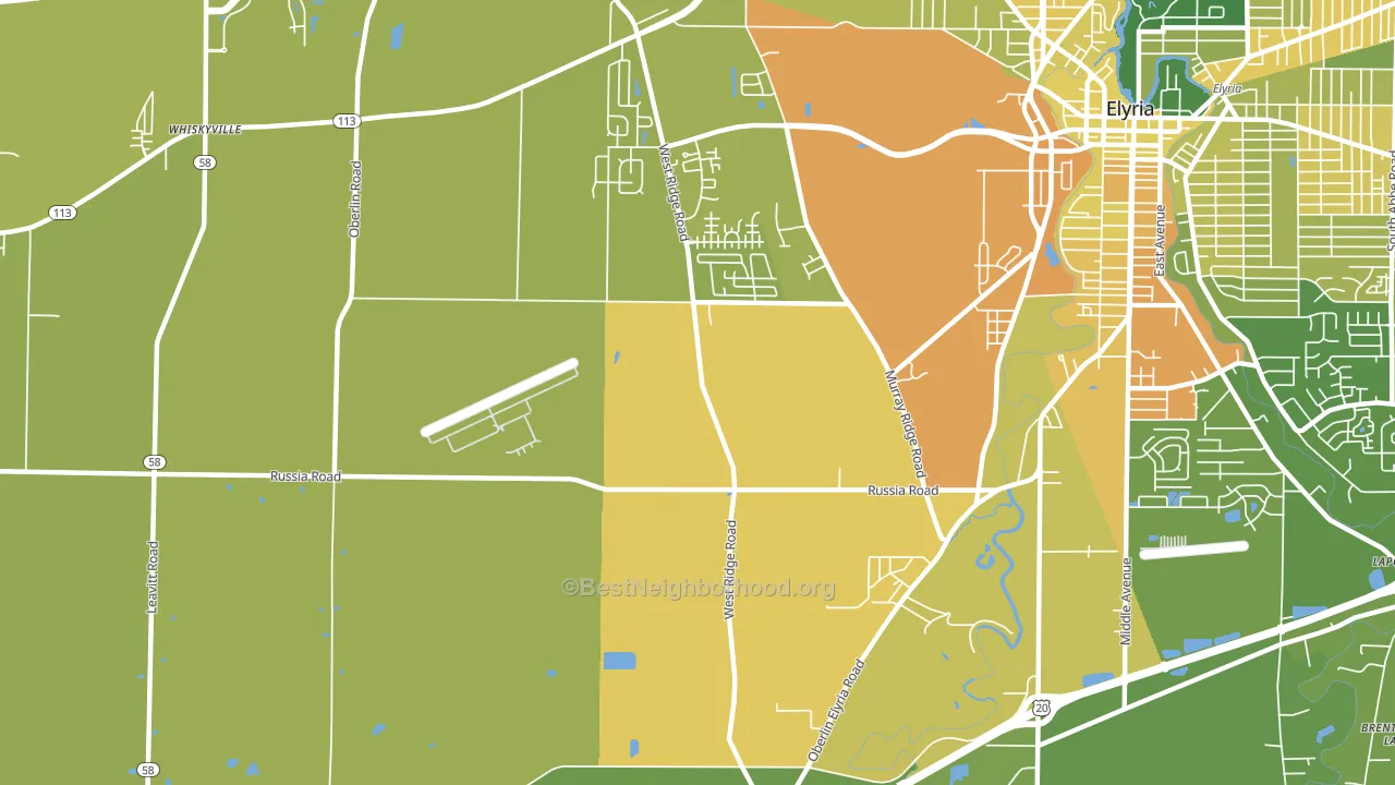 Fields, OH block-group voter-turnout map