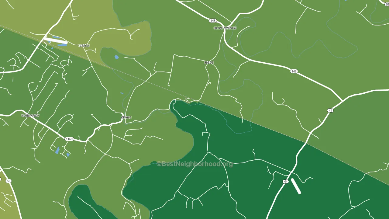 Figg, KY block-group voter-turnout map