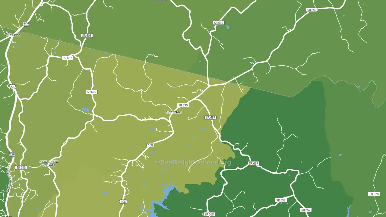 Figsboro, VA block-group voter-turnout map