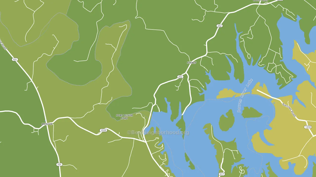 Finney, KY block-group voter-turnout map