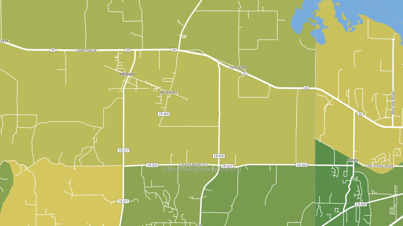 Fish Pond, AL block-group voter-turnout map