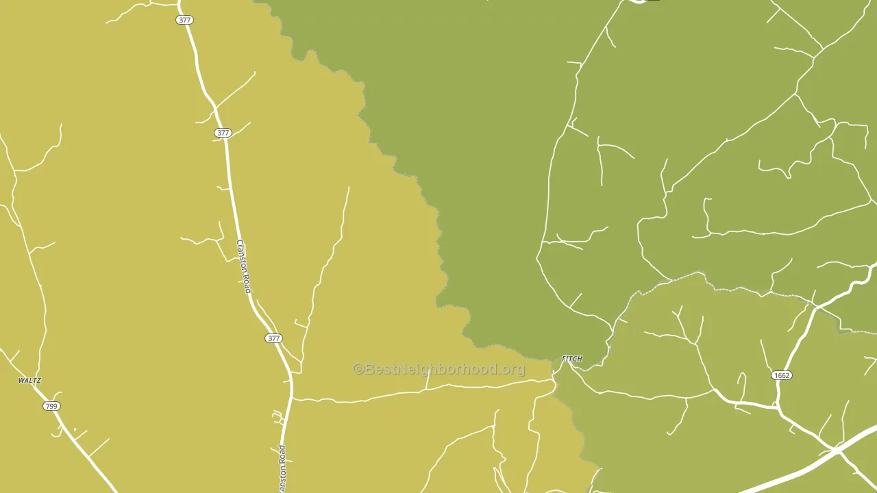 Fitch, KY block-group voter-turnout map