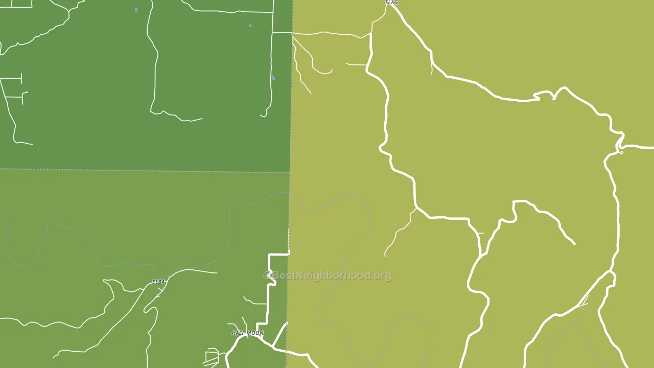 Flag, AR block-group voter-turnout map