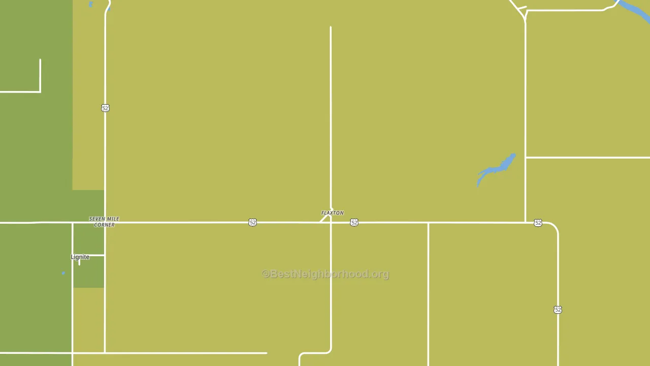 Flaxton, ND block-group voter-turnout map