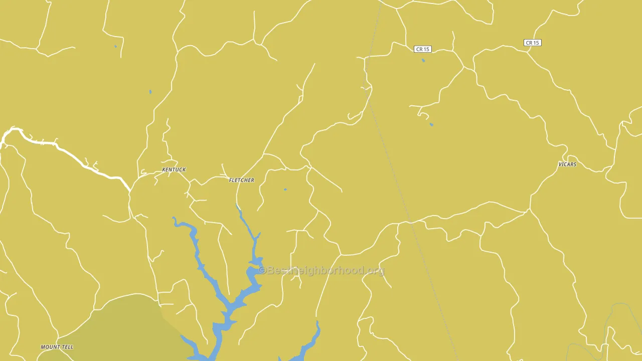 Fletcher, WV block-group voter-turnout map