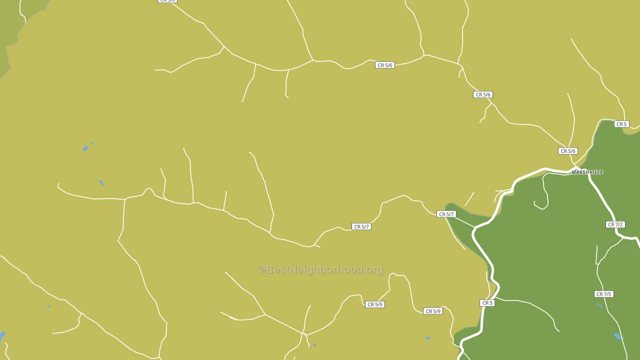 Flinderation, WV block-group voter-turnout map