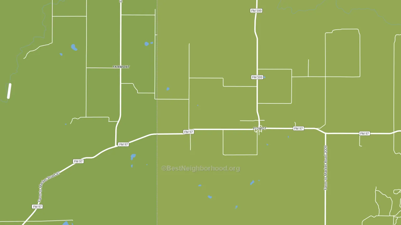 Flomot, TX block-group voter-turnout map
