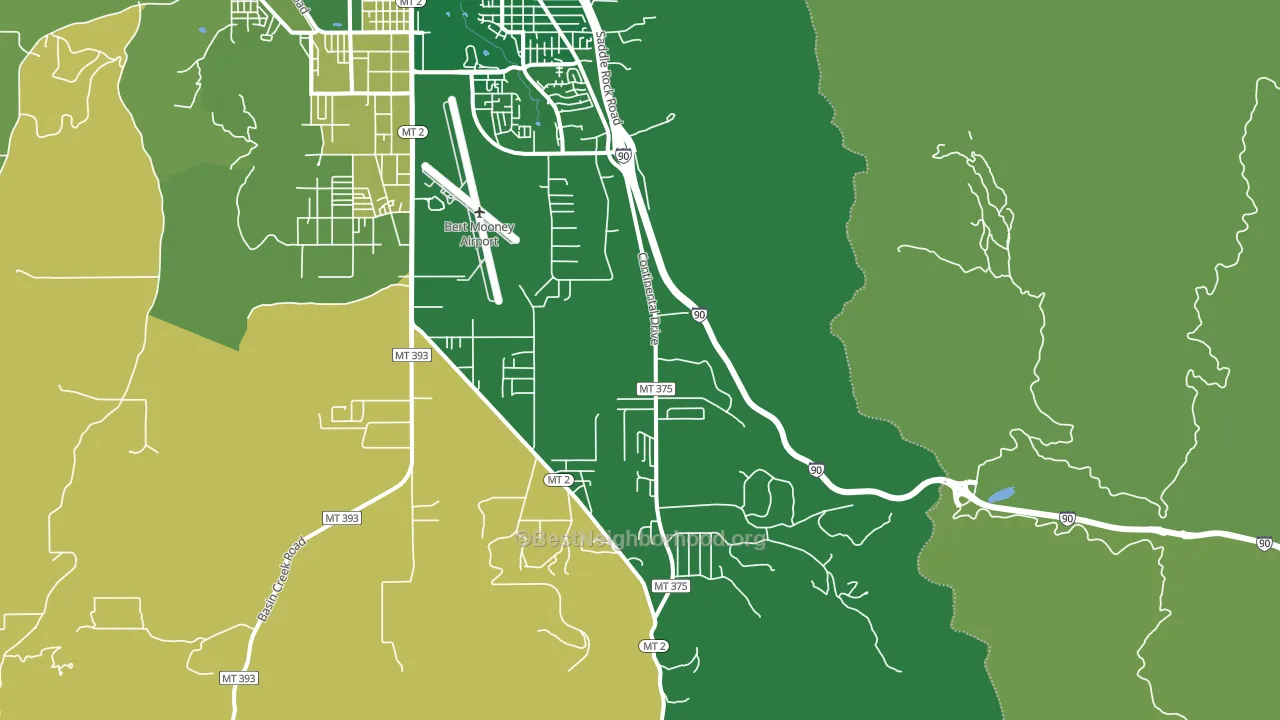 Floral Park, MT block-group voter-turnout map