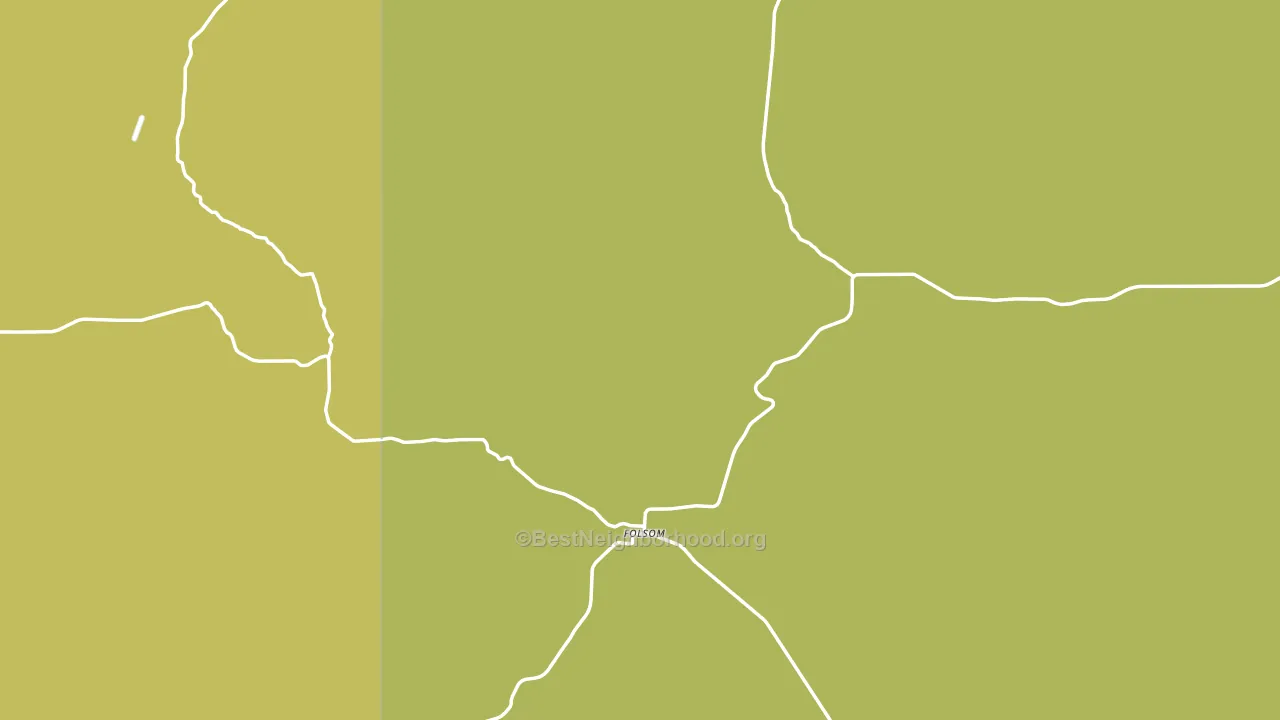 Folsom, NM block-group voter-turnout map