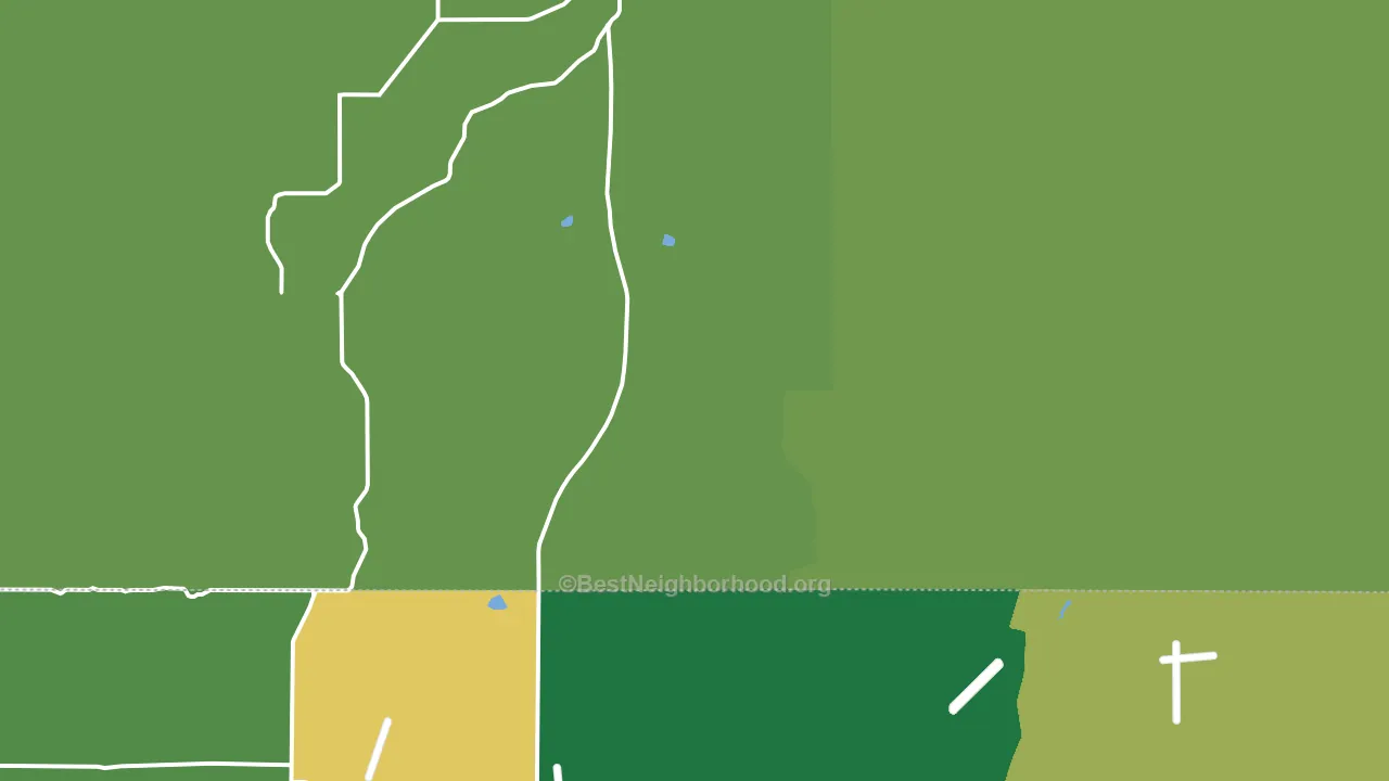 Fondis, CO block-group voter-turnout map