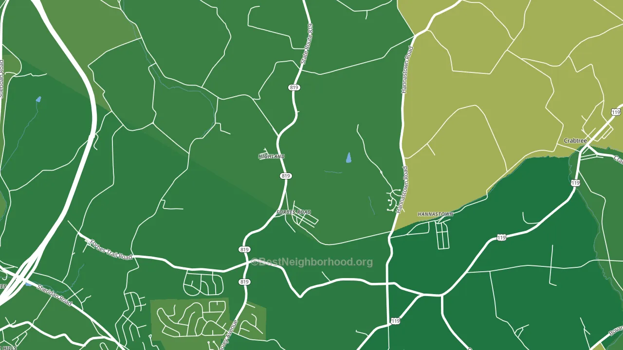 Forbes Road, PA block-group voter-turnout map