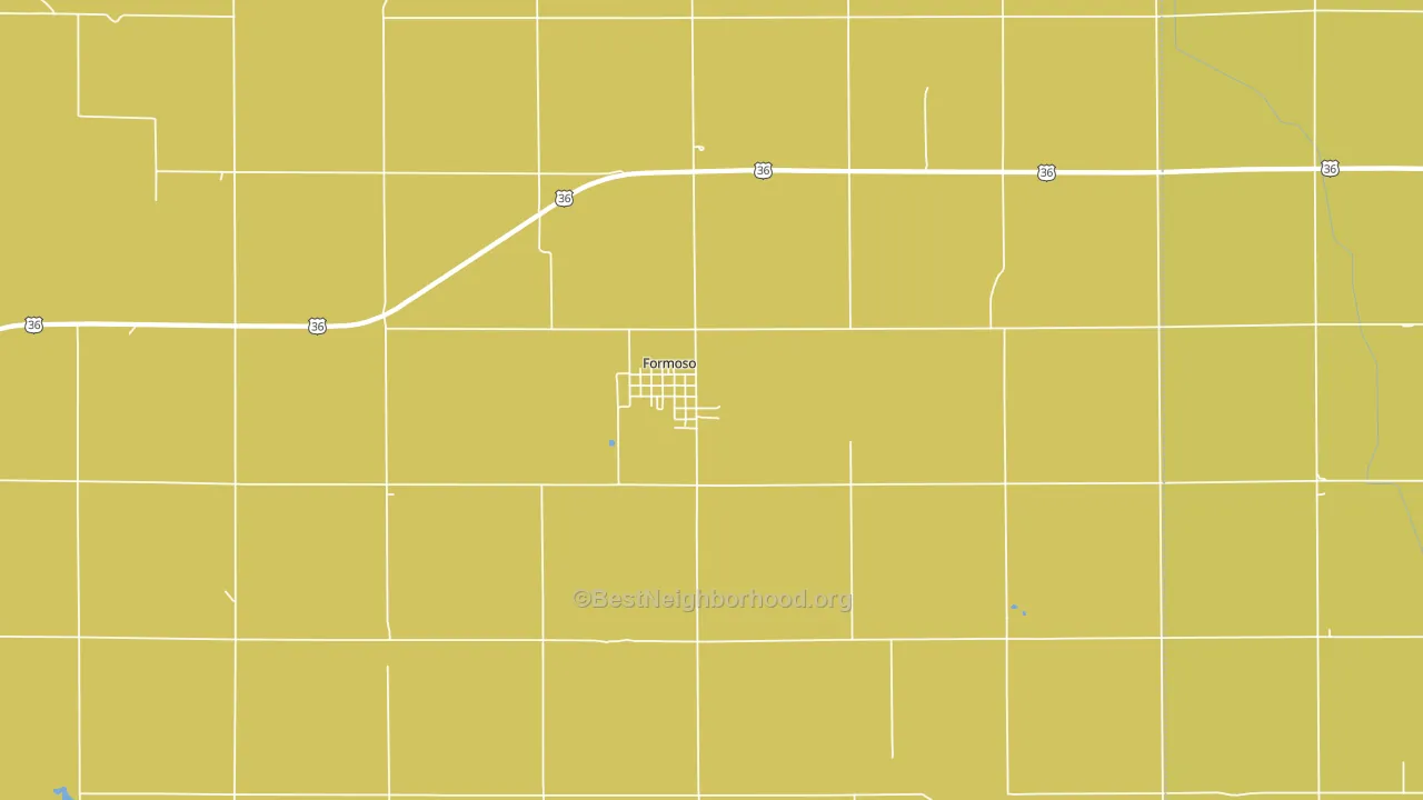 Formoso, KS block-group voter-turnout map