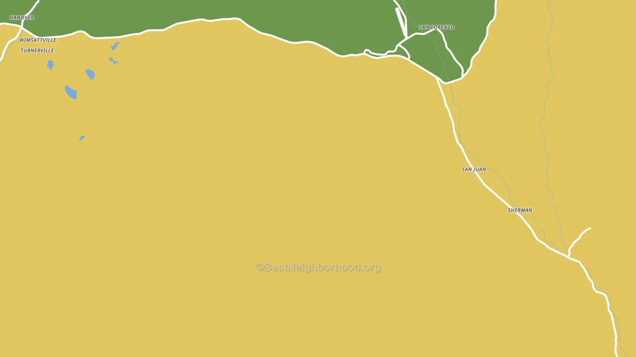 Fort Bayard, NM block-group voter-turnout map