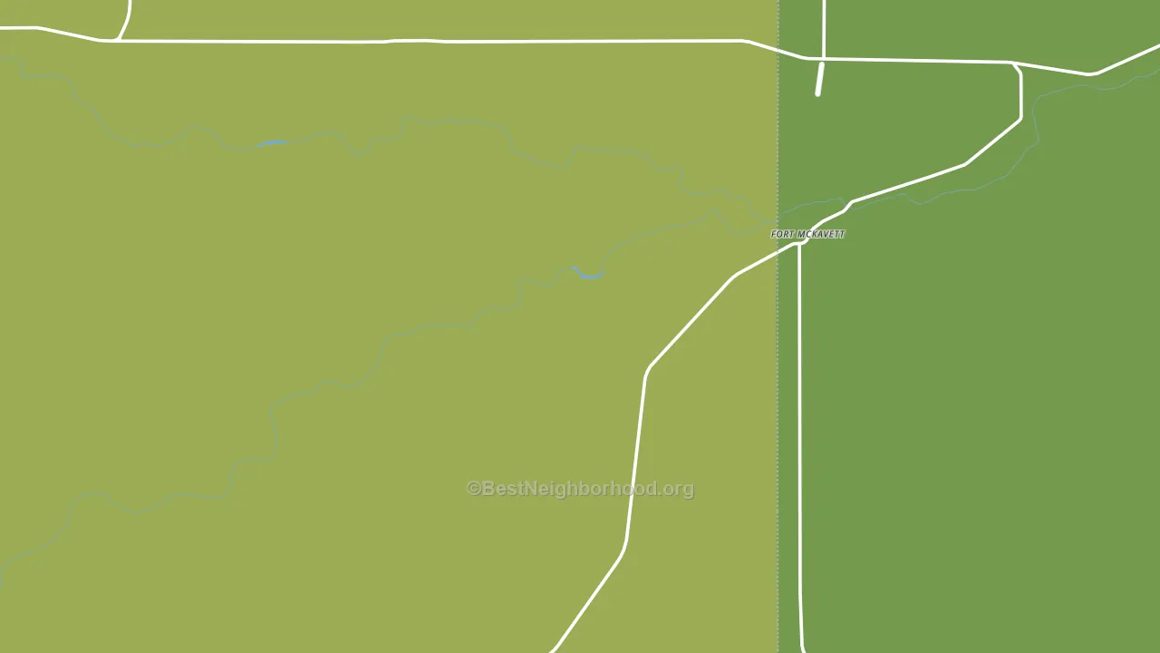 Fort Mc Kavett, TX block-group voter-turnout map