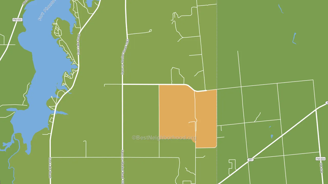 Fort Phantom Area, Abilene, TX block-group voter-turnout map