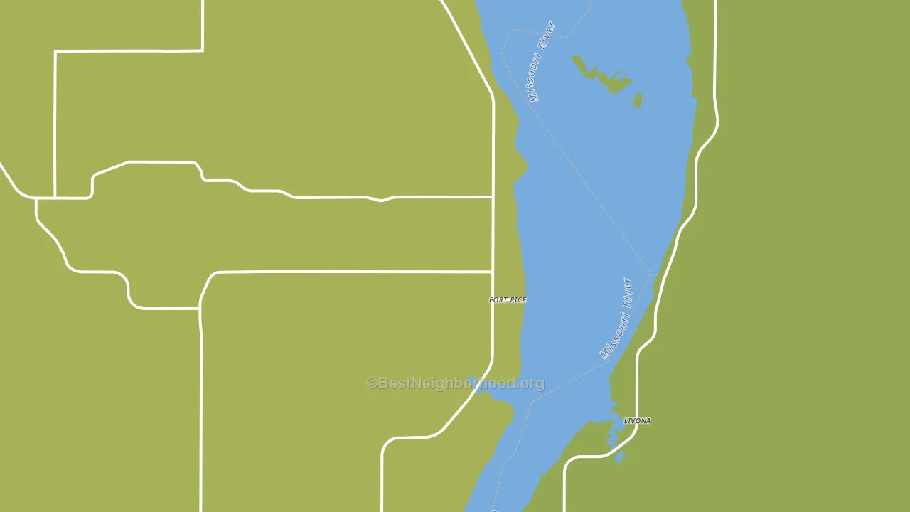 Fort Rice, ND block-group voter-turnout map