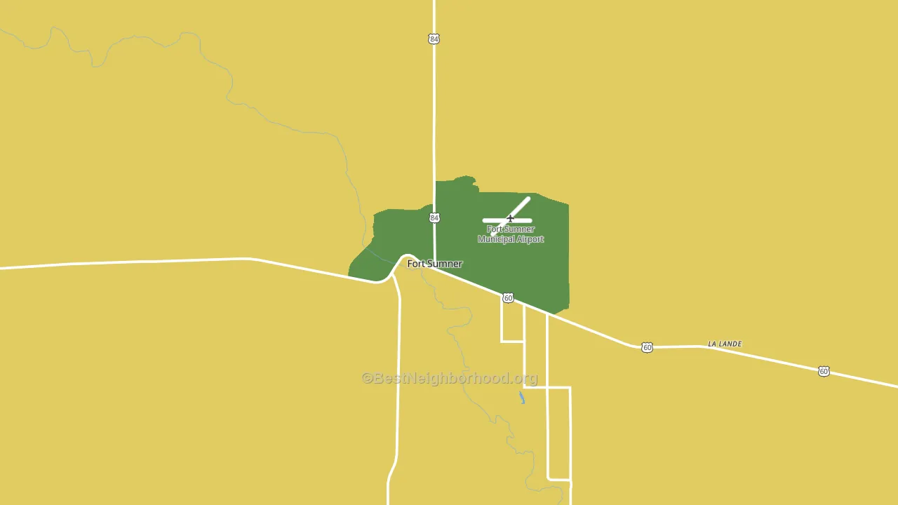 Fort Sumner, NM block-group voter-turnout map