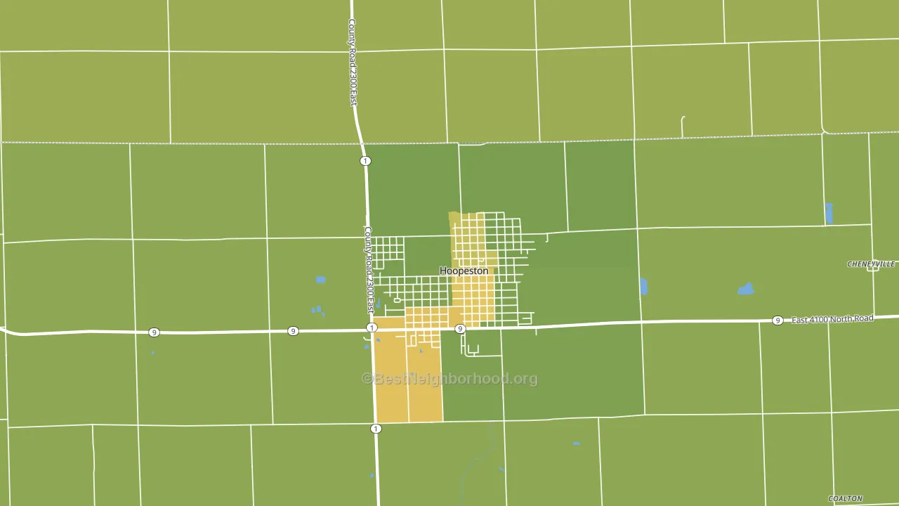 Fountain Creek, IL block-group voter-turnout map