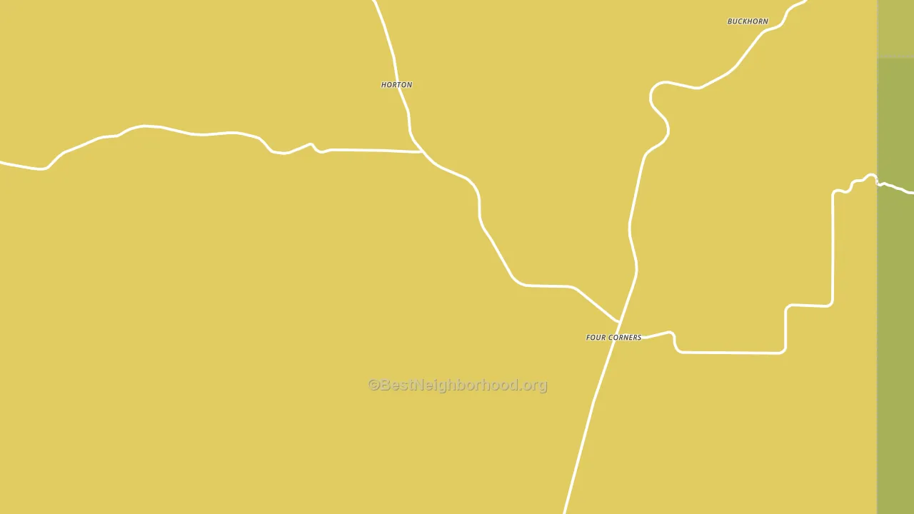 Four Corners, WY block-group voter-turnout map