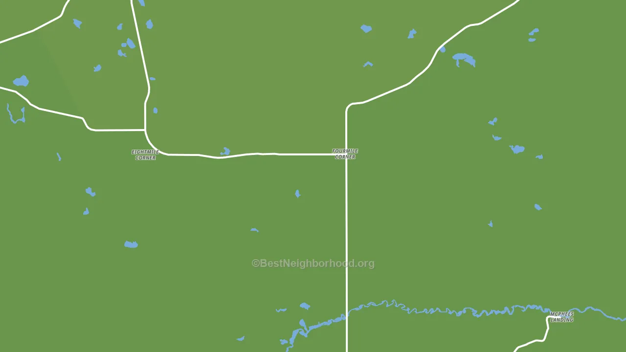 Fourmile Corner, MI block-group voter-turnout map