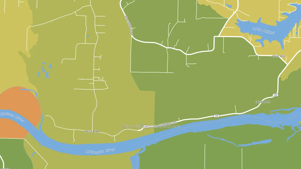Fowler, AR block-group voter-turnout map