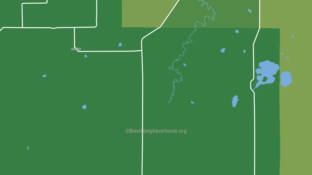 Foxboro, WI block-group voter-turnout map