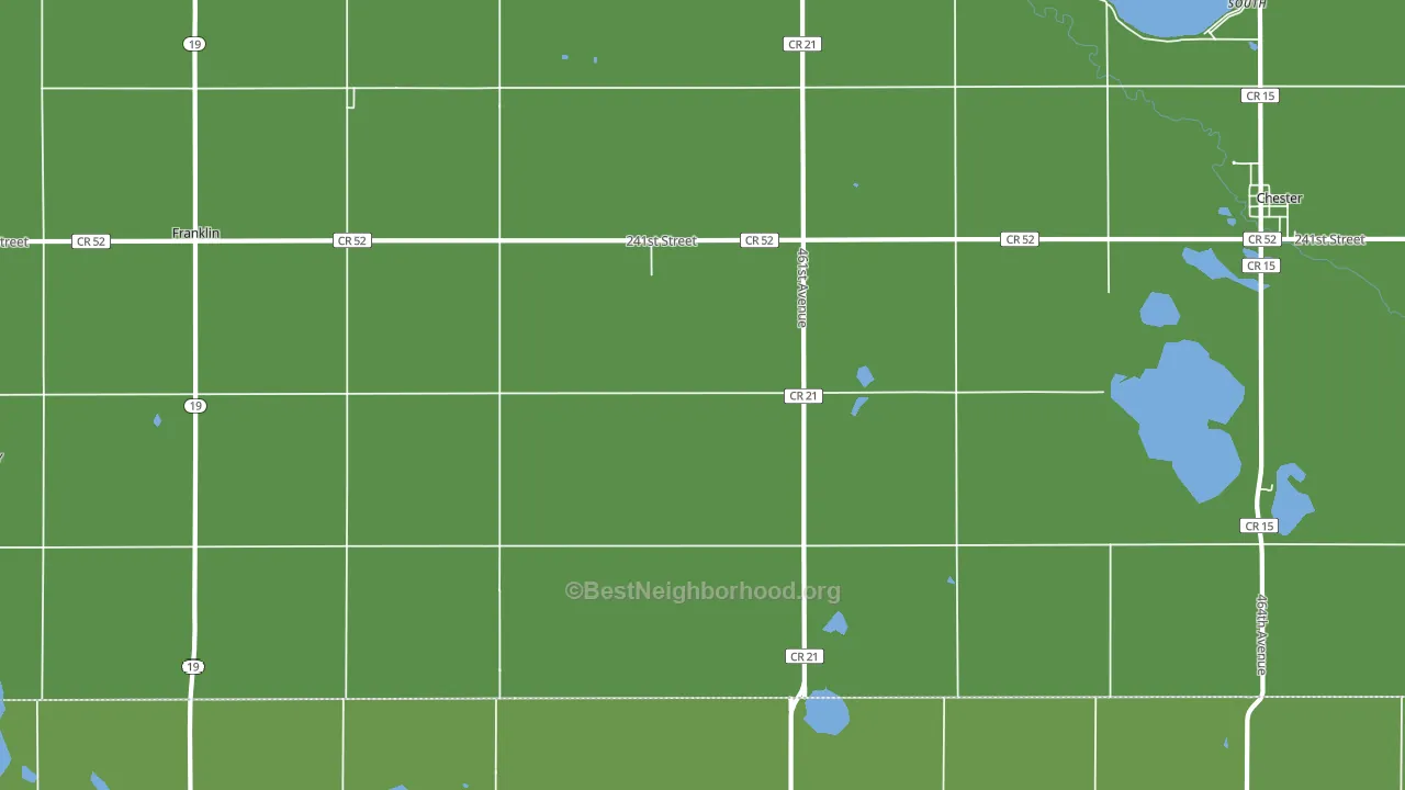 Franklin, SD block-group voter-turnout map