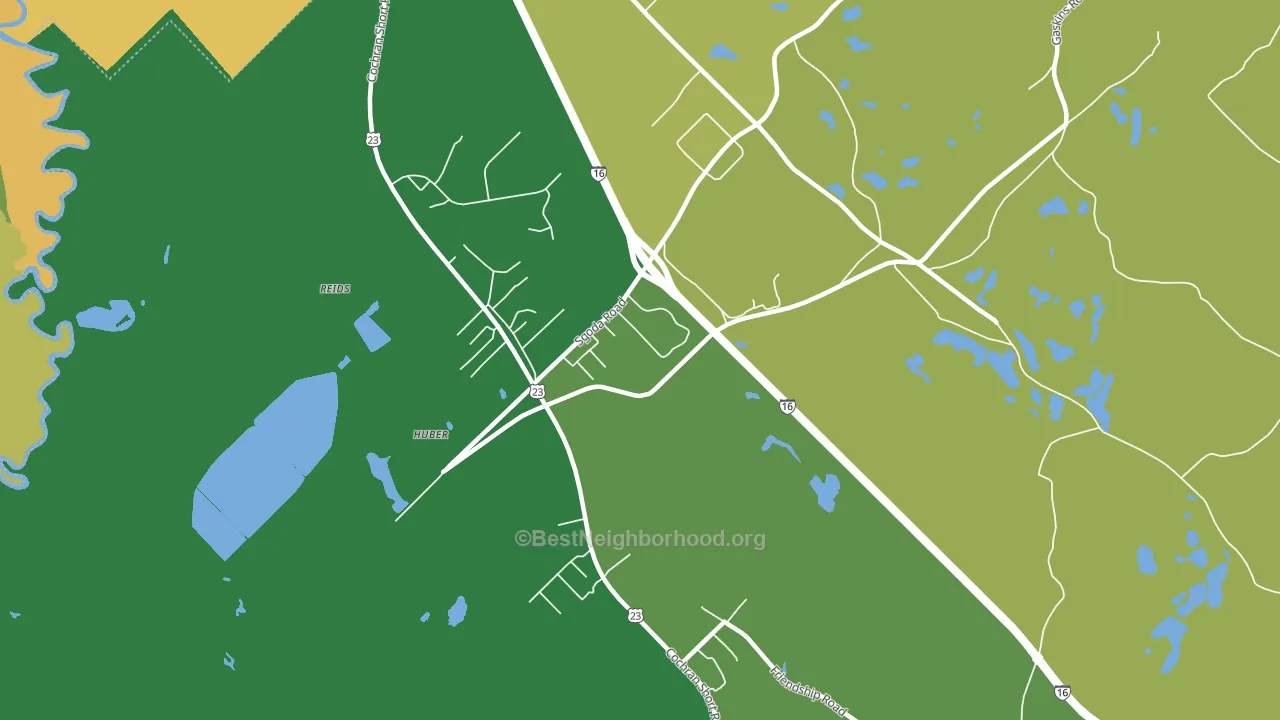 Franklinton, GA block-group voter-turnout map