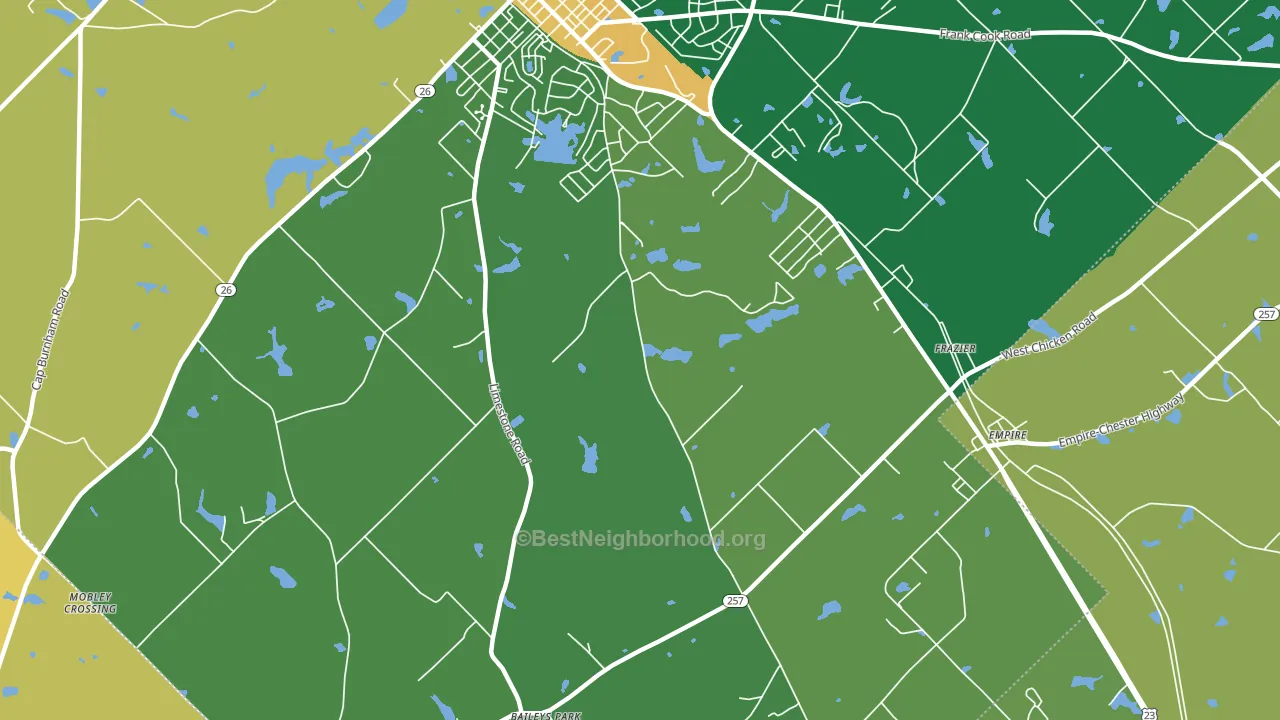 Frazier, GA block-group voter-turnout map