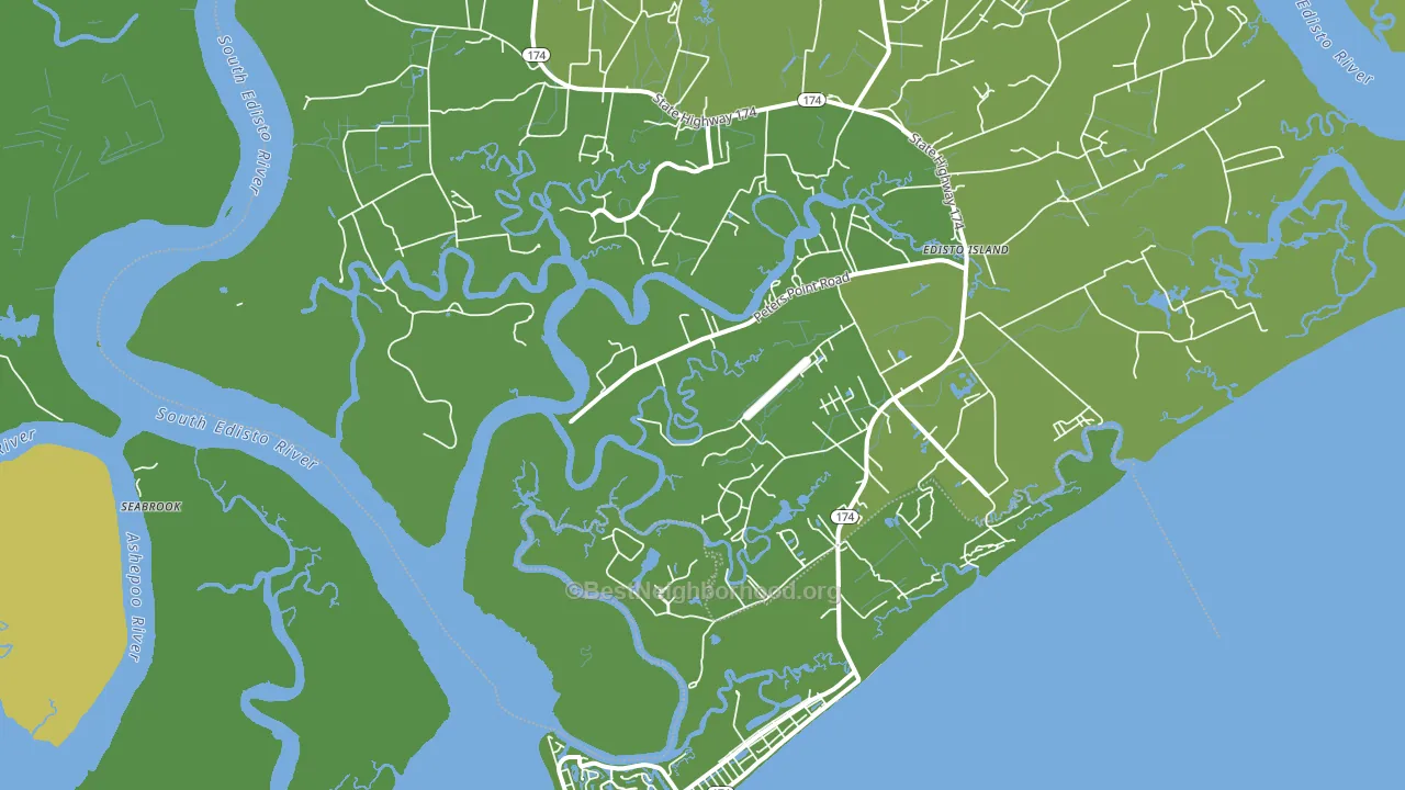Freedman, SC block-group voter-turnout map