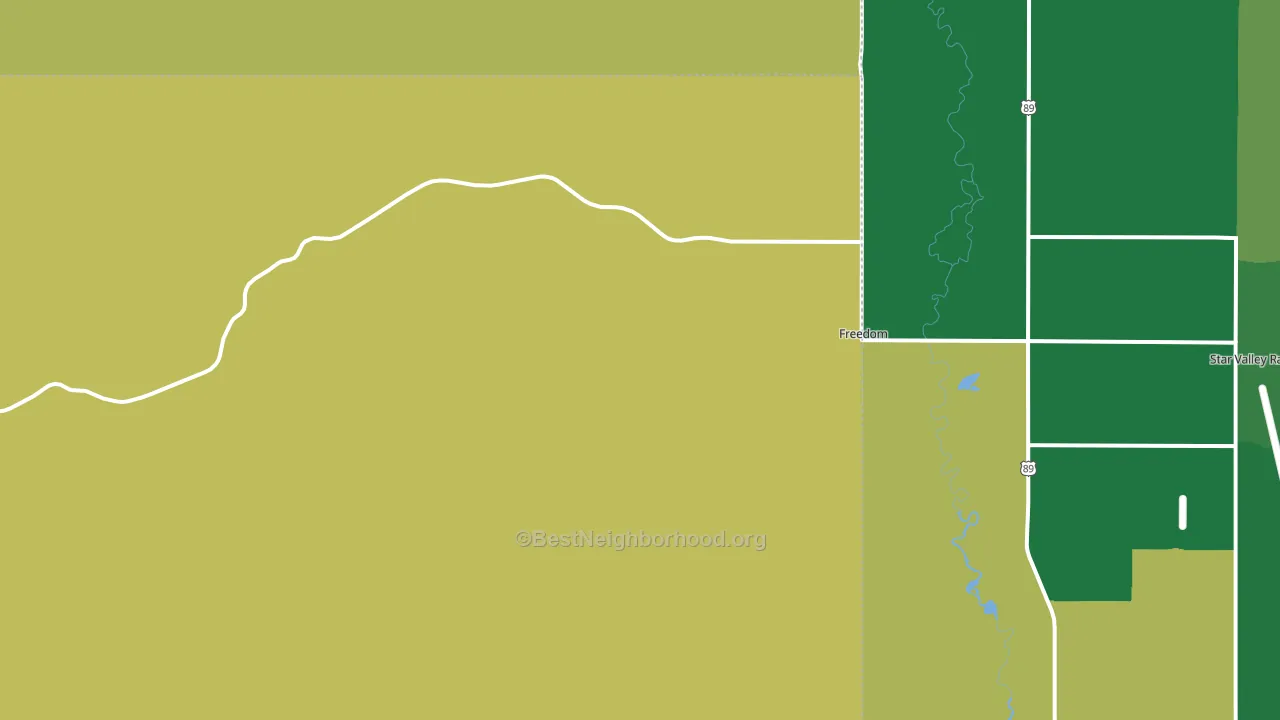 Freedom, ID block-group voter-turnout map