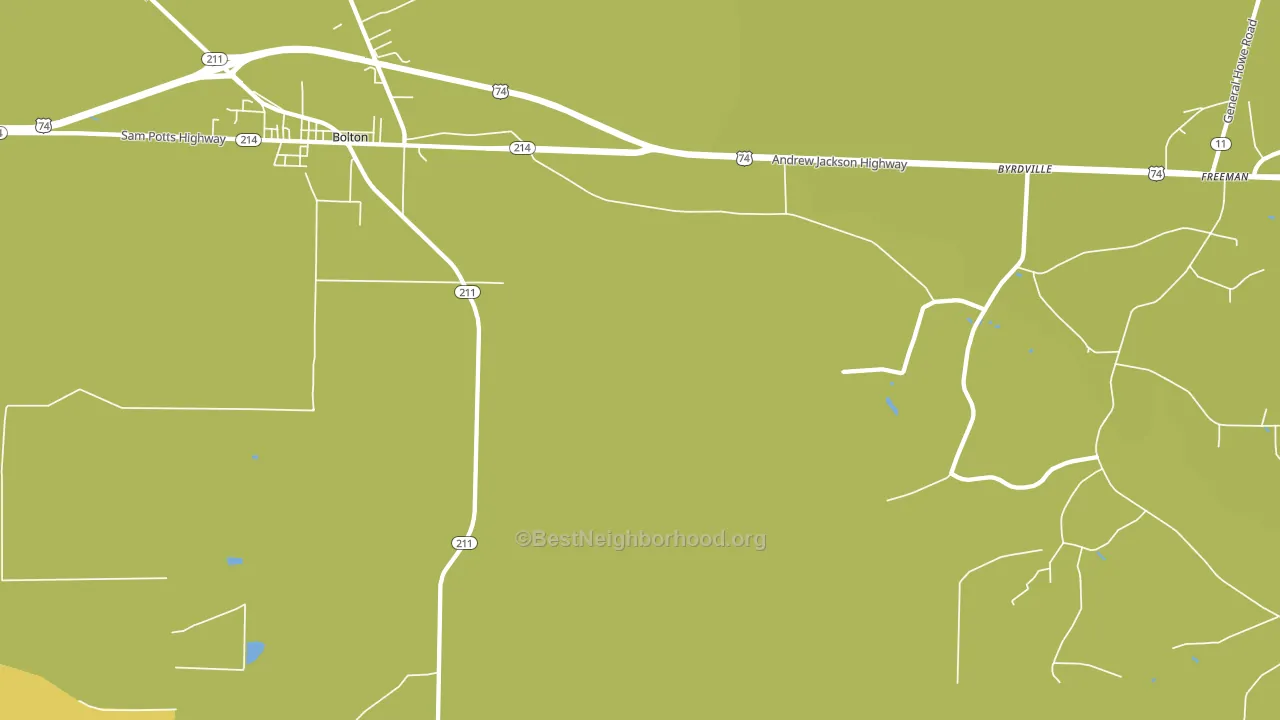 Freeman, NC block-group voter-turnout map