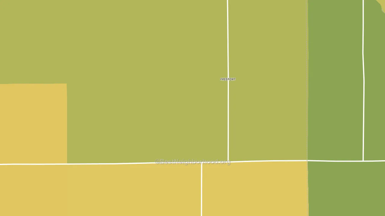 Freeport, KS block-group voter-turnout map