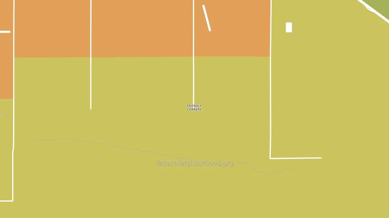 Friendly Corners, AZ block-group voter-turnout map