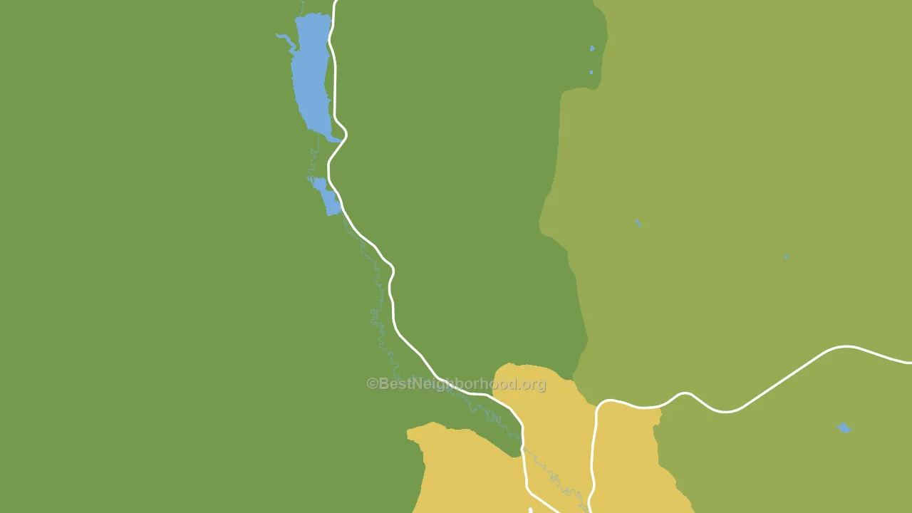 Frontier, WY block-group voter-turnout map