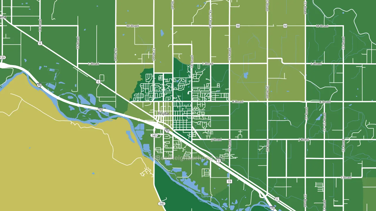 Fruita, CO block-group voter-turnout map