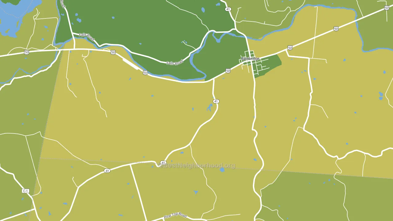 Fruitdale, OH block-group voter-turnout map